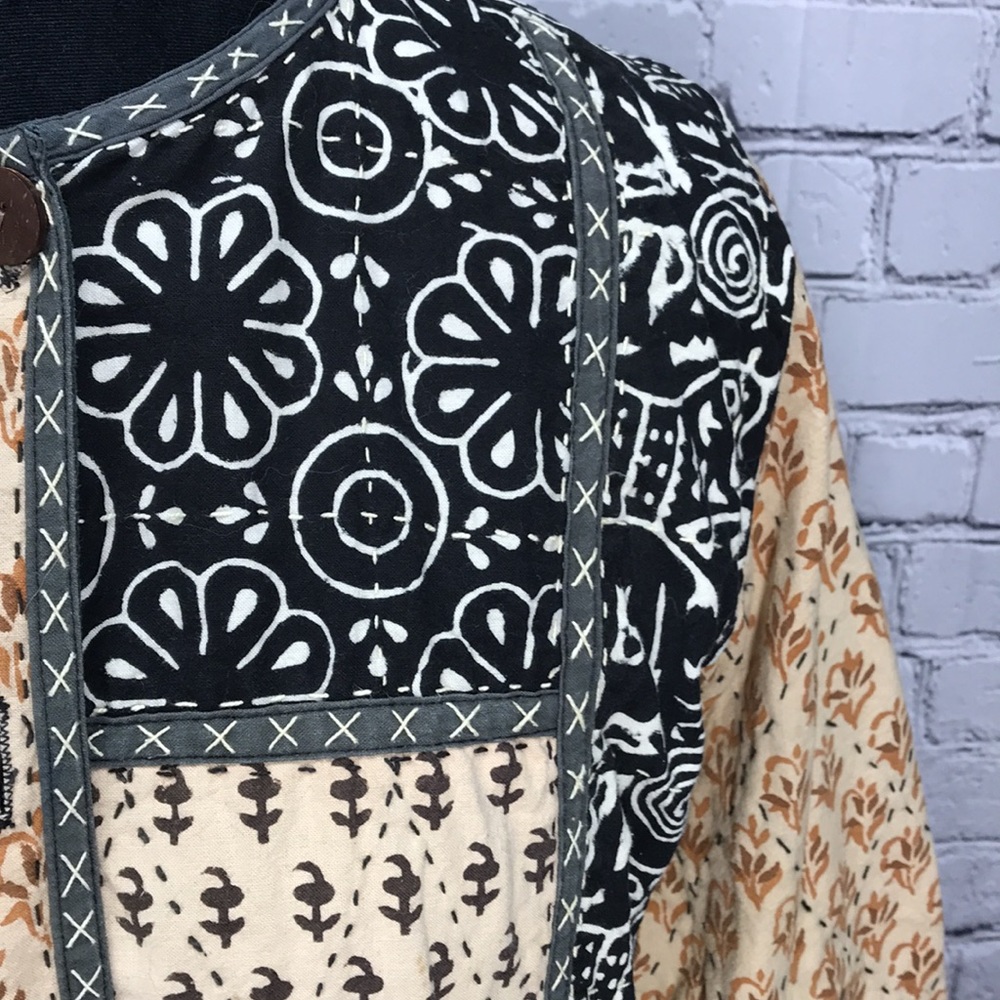 Mixed batik pattern jacket - Picture 2 of 8